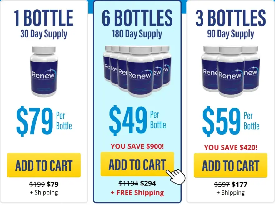 Renew promotional discount banner